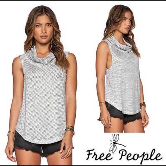 Free People Tops - Free people We the free timbler cowl neck tank top